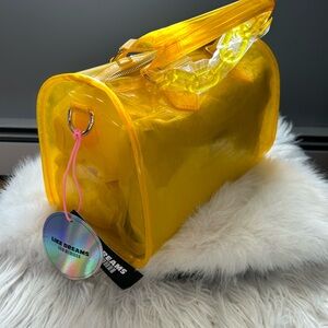 Like Dreams Yellow Transparent Travel Bag